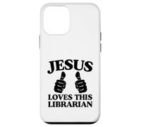 Carcasa para iPhone 12 Mini Jesús ama a Este Grupo de adoración de la Iglesia Cristiana bibliotecaria