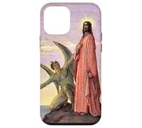 Carcasa para iPhone 12 Mini Jesús Satanás Tentación por Gustave Dore Colorizado