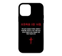 Carcasa para iPhone 12 Mini John 3:16 - Korean Christian Evangelism Gospel Bible Verse