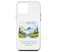 Carcasa para iPhone 12 Mini John Muir Cita El Camino más Claro en el Bosque del Universo