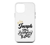 Carcasa para iPhone 12 Mini Joseph The Birthday King Happy Birthday Shirt Hombres Niños Adolescentes
