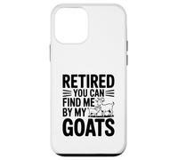 Carcasa para iPhone 12 Mini Jubilado You Can Find Me by My Goats Farm Life Fun