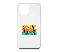 Carcasa para iPhone 12 Mini Juega Confianza Creer En Diseño De Estilo De Texto 3D