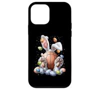 Carcasa para iPhone 12 Mini Jugador de Baloncesto Entrenador de Equipo Entrenador de Pascua Conejo Huev