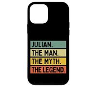 Carcasa para iPhone 12 Mini Julian The Man The Myth The Legend - Cita Personalizada Divertida