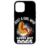 Carcasa para iPhone 12 Mini Just A Girl Who Loves Hot Dogs - Amante de Perros Calientes