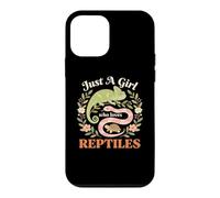Carcasa para iPhone 12 Mini Just A Girl Who Loves Reptiles T-Shirt