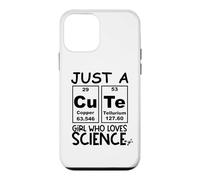 Carcasa para iPhone 12 Mini Just a Girl Who Loves Science Cute Girls Science Teacher