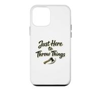 Carcasa para iPhone 12 Mini Just Here To Throw Things de papá lanzando Hacha de leñador
