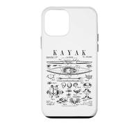 Carcasa para iPhone 12 Mini Kayak Lover Kayak Kayak Paddle Vintage Patent Print