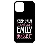 Carcasa para iPhone 12 Mini Keep Calm and Let Emily Handle It Chill Nombre