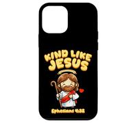 Carcasa para iPhone 12 Mini Kind Like Jesus Efesians Versículo de la Biblia Cute Kid Christianity