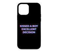 Carcasa para iPhone 12 Mini Kissed A Boy Excellent Decision Gay Men Pride Ally LGBTQ