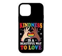 Carcasa para iPhone 12 Mini La bondad es una Hermosa Manera de amar el Orgullo Gay LGBTQ Rainbow