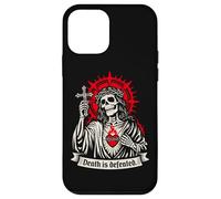 Carcasa para iPhone 12 Mini La Muerte es derrotada Oscuro Cristiano Gótico Esqueleto Fe G
