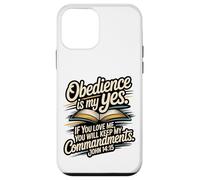 Carcasa para iPhone 12 Mini La obediencia es mi sí... Guarda mis Mandamientos Juan 14:15