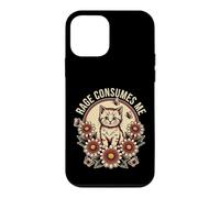Carcasa para iPhone 12 Mini La Rabia me Consume Gato