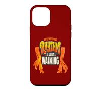 Carcasa para iPhone 12 Mini La Vida sin Ritmo es Solo Caminar Retro Disco Groove