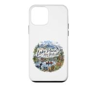 Carcasa para iPhone 12 Mini Lake Placid, NY Nueva York EE.UU., Montañas Adirondack, Trineo