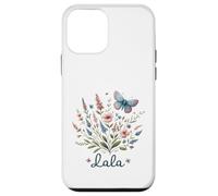 Carcasa para iPhone 12 Mini Lala Grandma - Ramo de Flores con diseño de Mariposas