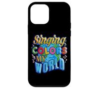 Carcasa para iPhone 12 Mini Lámina Singing Colors My World Singing Musician