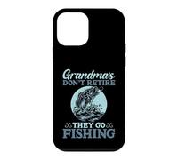 Carcasa para iPhone 12 Mini Las Abuelas no se jubilan Van a Pescar Abuela Pesca