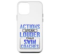 Carcasa para iPhone 12 Mini Las acciones humorísticas del Nadador Hablan más Que el Entrenador de natación