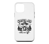 Carcasa para iPhone 12 Mini Las Vibraciones de Gotta Go están apagadas, Divertido Mapache UFO