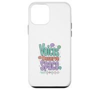 Carcasa para iPhone 12 Mini Las Voces merecen un diseño de Conciencia sobre la comunicación Espacial