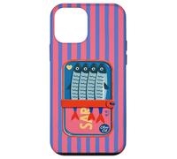 Carcasa para iPhone 12 Mini Lata Retro para sardinas, Estilo Vintage, con Rayas Rosas, costeras y veraniegas