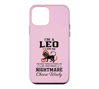 Carcasa para iPhone 12 Mini Leo Zodiac Elige sabiamente el Peor Humor de Pesadilla
