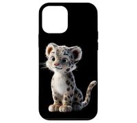 Carcasa para iPhone 12 Mini Leopardo de Las Nieves Panthera Uncia Gran Felino