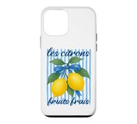 Carcasa para iPhone 12 Mini Les citrons Limones Franceses Estética Coqueta Verano Vintage