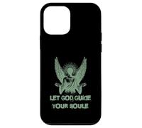 Carcasa para iPhone 12 Mini Let God Guide Your Soul Ángel Alas Fe Espiritual