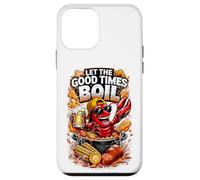 Carcasa para iPhone 12 Mini Let The Good Times Boil: Divertida Fiesta de cangrejos