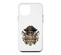 Carcasa para iPhone 12 Mini Levanta el Infierno y zarpa Pirate Skull Nautical Adventure