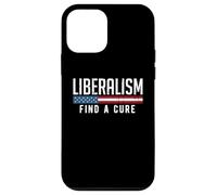 Carcasa para iPhone 12 Mini Liberalismo Encuentra una Cura Divertido Meme Político Humor Gráfico