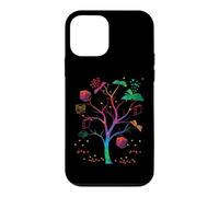 Carcasa para iPhone 12 Mini Libro Bibliotecario Colorido árbol de la Biblioteca