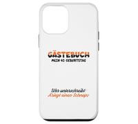 Carcasa para iPhone 12 Mini Libro de visitas para Firmar 40 cumpleaños