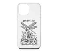 Carcasa para iPhone 12 Mini Libro Libélula Flying Dragon Bookish Reader Insect Books