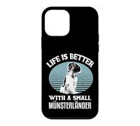 Carcasa para iPhone 12 Mini Life is Better with a Kleine Münsterländer Hundehalter