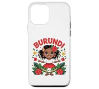 Carcasa para iPhone 12 Mini Linda Chica Burundi en Vestido Tradicional para niños