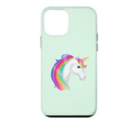 Carcasa para iPhone 12 Mini Linda Obra de Arte de fantasía mágica de Unicornio arcoíris