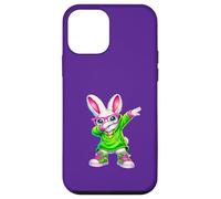 Carcasa para iPhone 12 Mini Lindo Anime Dabbing Conejito Feliz Pascua Niño Niña Niños
