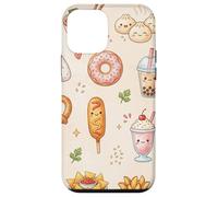 Carcasa para iPhone 12 Mini Lindo Kawaii Comida Rápida Divertidos Snacks De Di