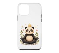 Carcasa para iPhone 12 Mini Lindo Panda Meditante Animal Zen Divertido Panda