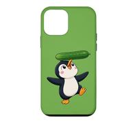 Carcasa para iPhone 12 Mini Lindo pingüino Equilibrio Pepino Dibujos Animados Arte