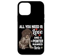 Carcasa para iPhone 12 Mini Lindo Puntero Llamado Berta para alemán Puntero de Pelo Corto