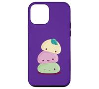 Carcasa para iPhone 12 Mini Lindos Personajes de Mochi Kawaii Apilados