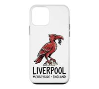 Carcasa para iPhone 12 Mini Liverpool Merseyside England Zine-Ink Hígado Bird